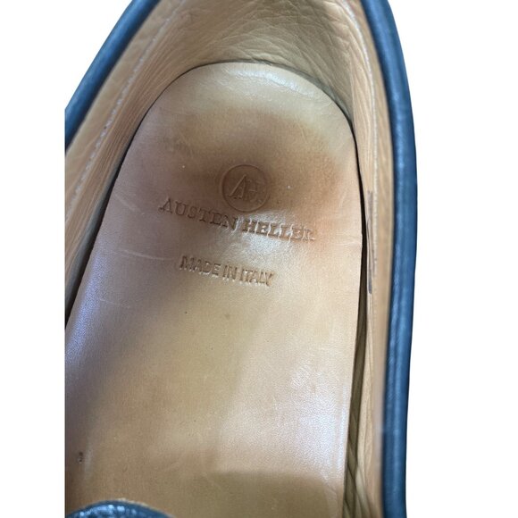 Austen Heller Mens Brown Leather Slip-On Loafers Size 10.5 SKU 8965